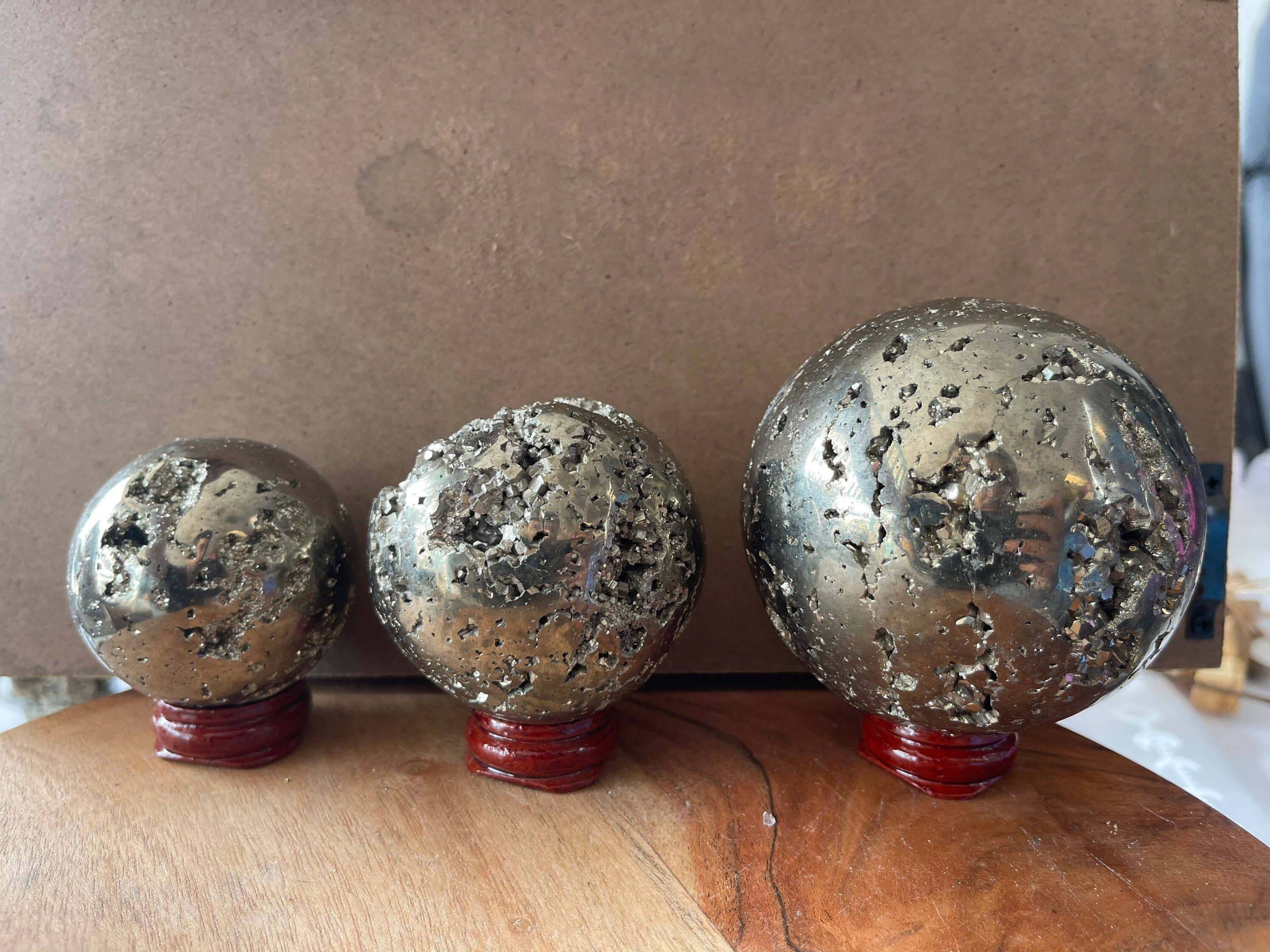 CaNatureLover - Wholesale Spiritual Stone/Crystal - Pyrite Stone from Peru: Skull, Egg, Sphere, Obelisk, Pyramid2