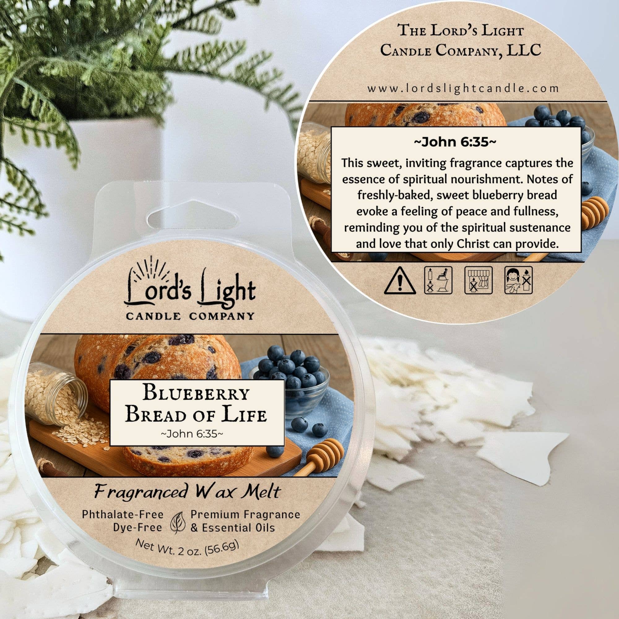 Lord's Light Candle - Wholesale Wax Melt - Highly Fragranced Faith-Based Wax Melt19