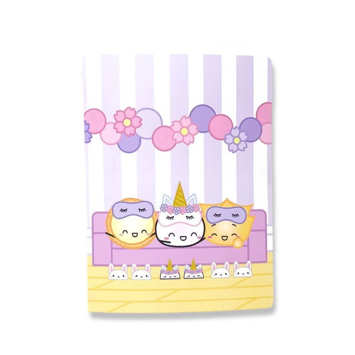Pajama Party - 2-In-1 Sticker Album for wholesale by Wonton In A Million