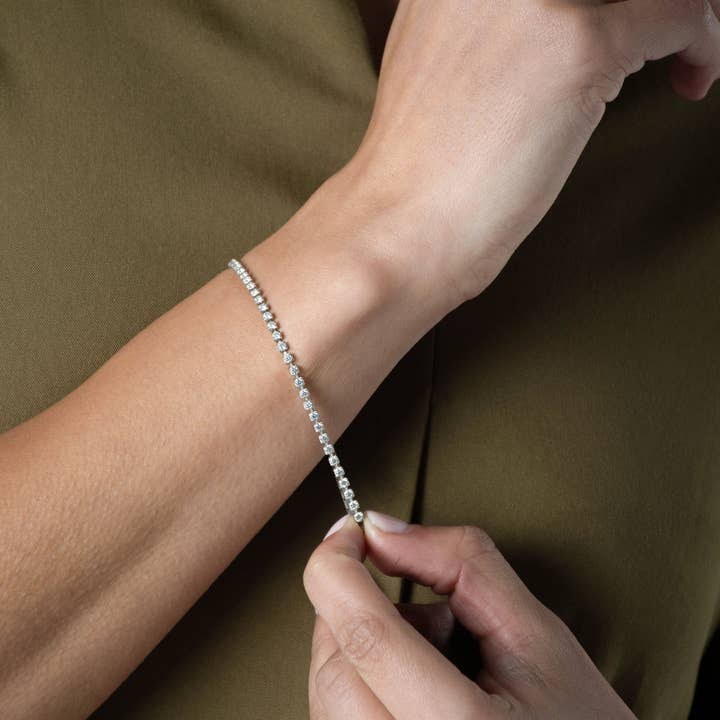 El&Elle - Wholesale Tennis Bracelet - Flex Moissanite Tennis Bracelet2