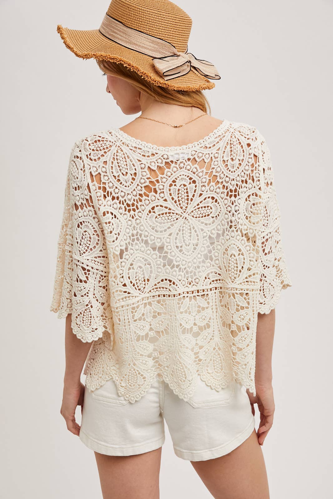 Bluivy - Wholesale Knit Top - Women's - CROCHET LACE TOP24