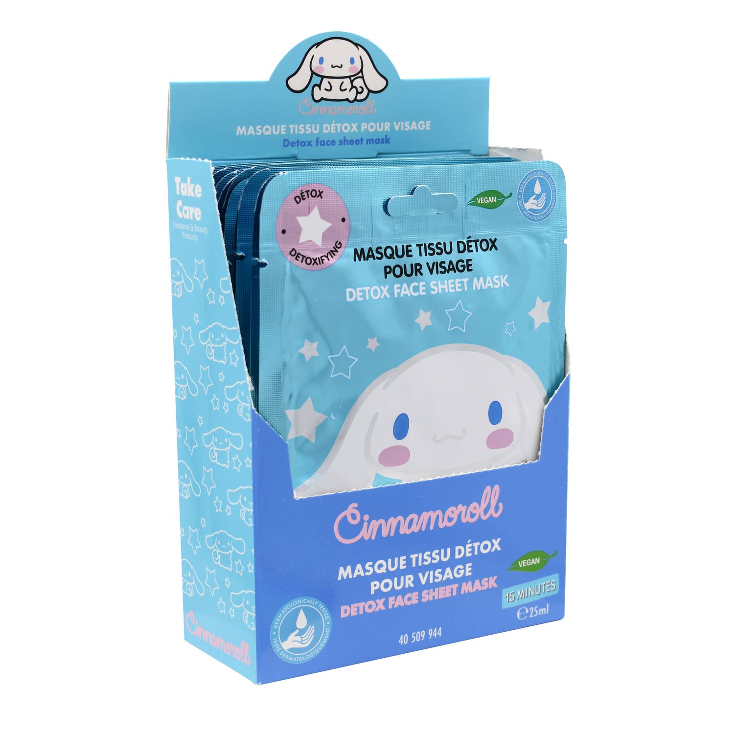 Takecare - Venta al por mayor Mascarilla - Cinnamoroll Mascarilla Facial de Tela Iluminadora para Niños1