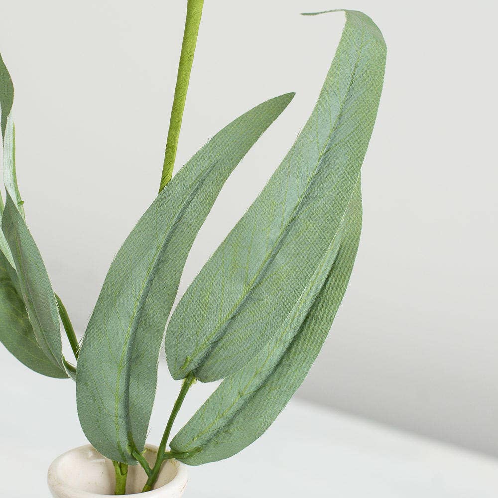 Factory Direct Craft - Wholesale Artificial plant - 24" Artificial Willow Eucalyptus Greenery Leaves Stem1