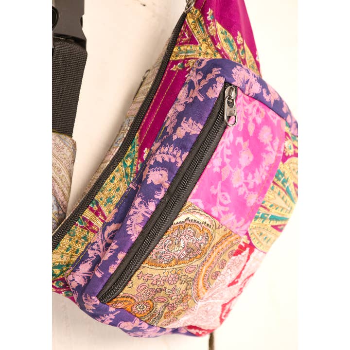 Namaste - Wholesale Belt Bag - Women's - Recycled Sari Bum Bag