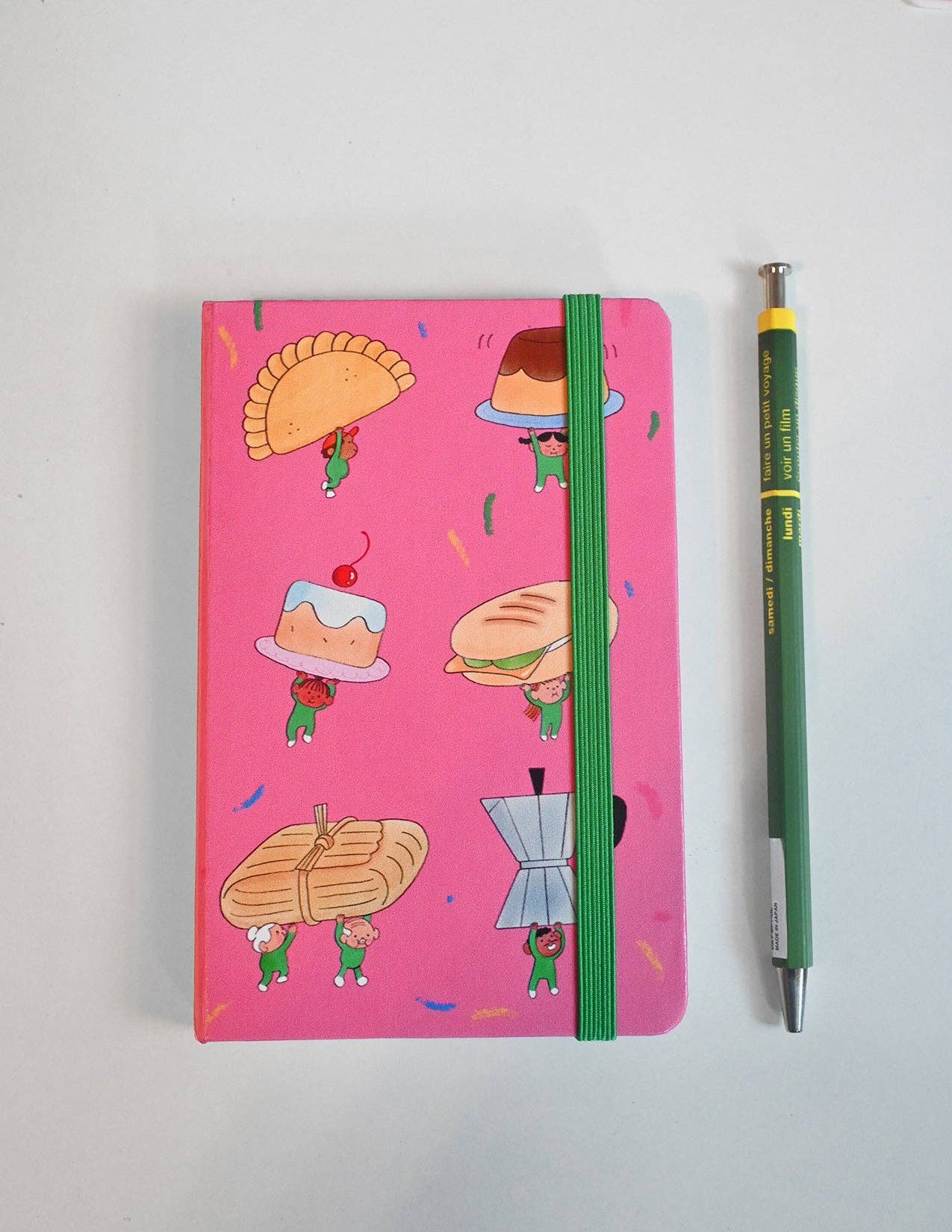 Natali Koromoto - Wholesale Notebook - "Food on Parade" Hardcover Notebook0
