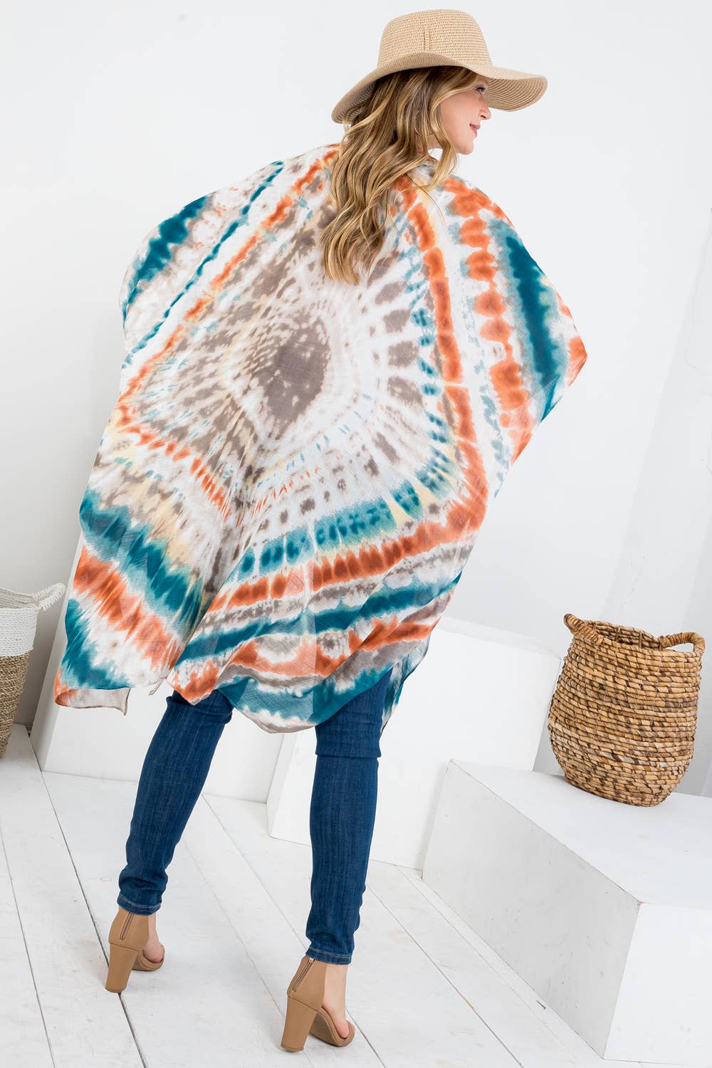 LA Soul - Venta al por mayor Kimono - Mujer - KIMONO CON ESTAMPADO DE TEDYE, TALLA GRANDE4