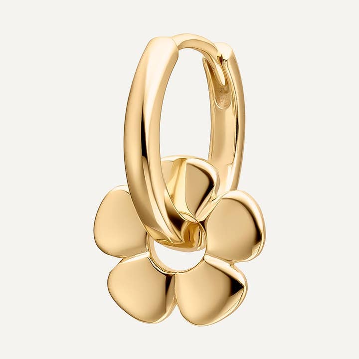 POPPY HOOP PIERCING EARRING for wholesale by EarCandy Jewelry