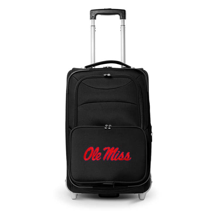 NCAA Mississippi Ole Miss Rebels 21" Carry-On Rolling Soft side for wholesale by Mojo Licensing