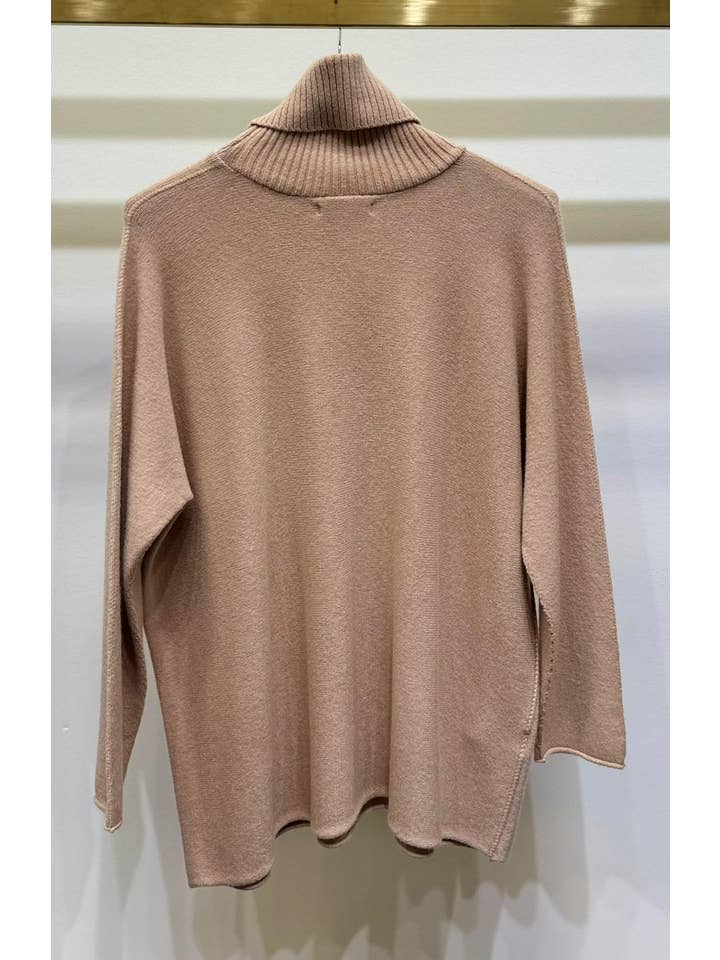 MILIO MILANO - Wholesale Knitted jumper – Women′s - VISCOSE LONG SLEEVE TURTLENECK SWEATER (330115/27760)67