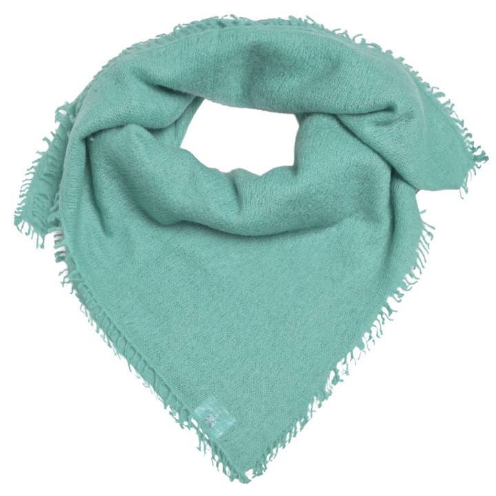Cashmere Bandana Feli-cs in Spearmint for wholesale by cute stuff GmbH