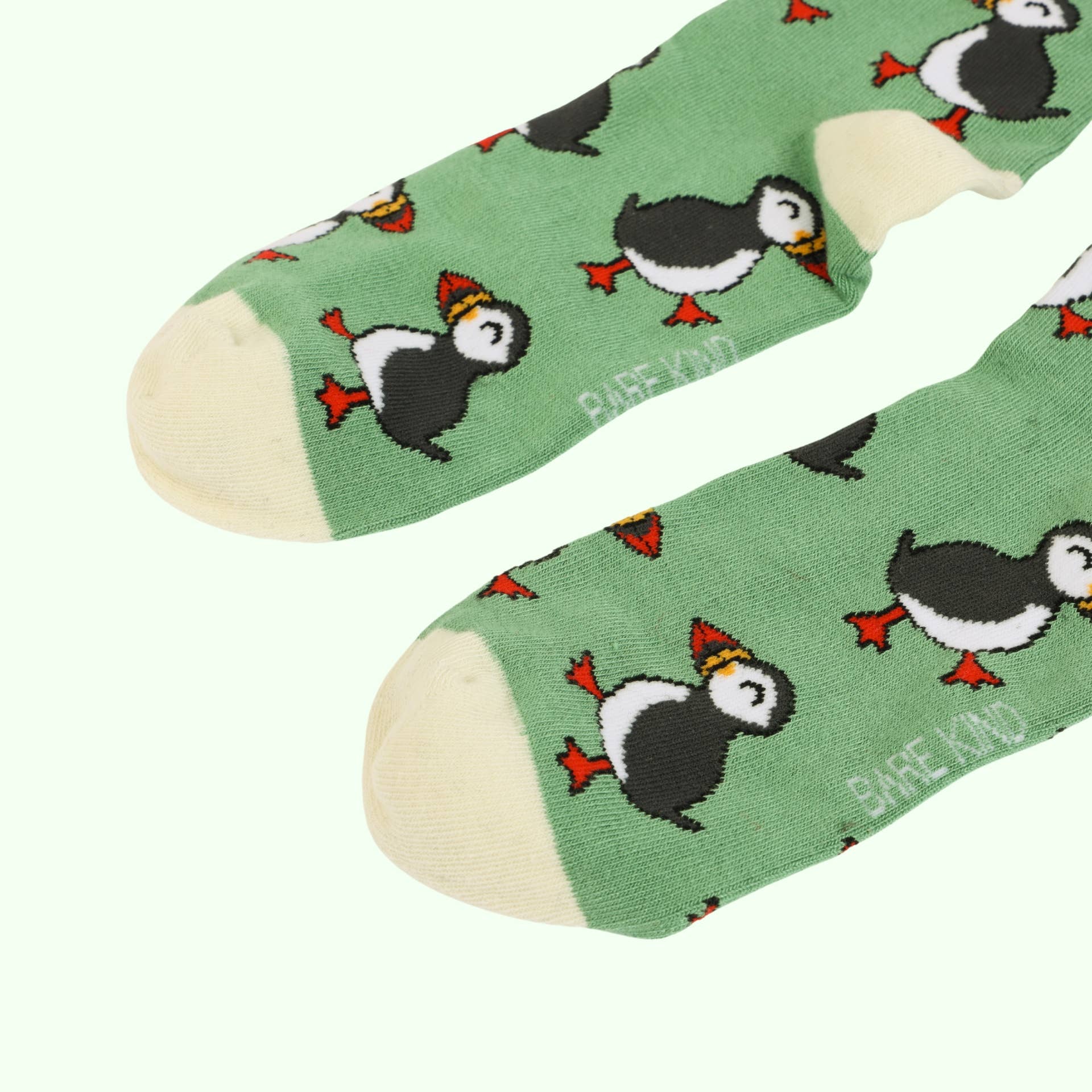 Bare Kind Socks - Wholesale Socks - Unisex - Puffin Socks | Bamboo Socks | Green Socks | Bird Socks3