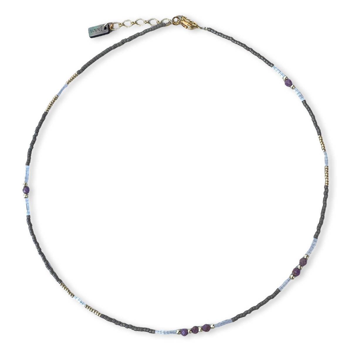 Jazu Jewellery – Colar com abas por atacado – Colares com contas e pedras semipreciosas12