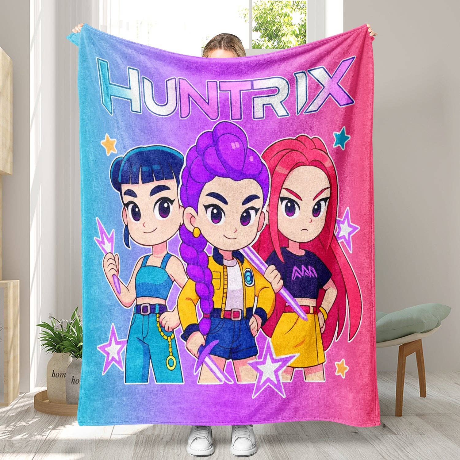 Little Trendy - Wholesale Throw Blanket - KDH K-pop inspired Throw Blanket soft flannel Blanket7