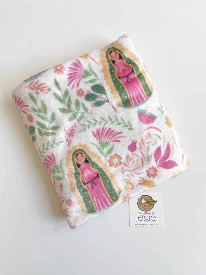 The Stump of Jesse - Wholesale Bedding blanket – Kids & Baby - Our Lady of Guadalupe Minky Blanket