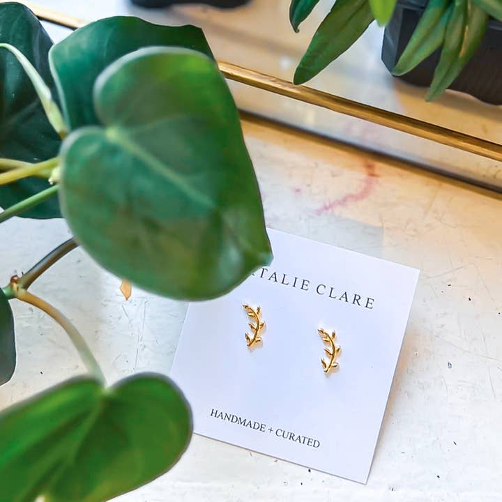 Branch Studs for wholesale by Natalie Clare Collections