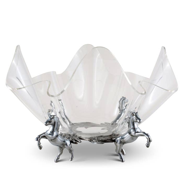 Bol en acrylique pour chevaux 14 pour la vente par Arthur Court