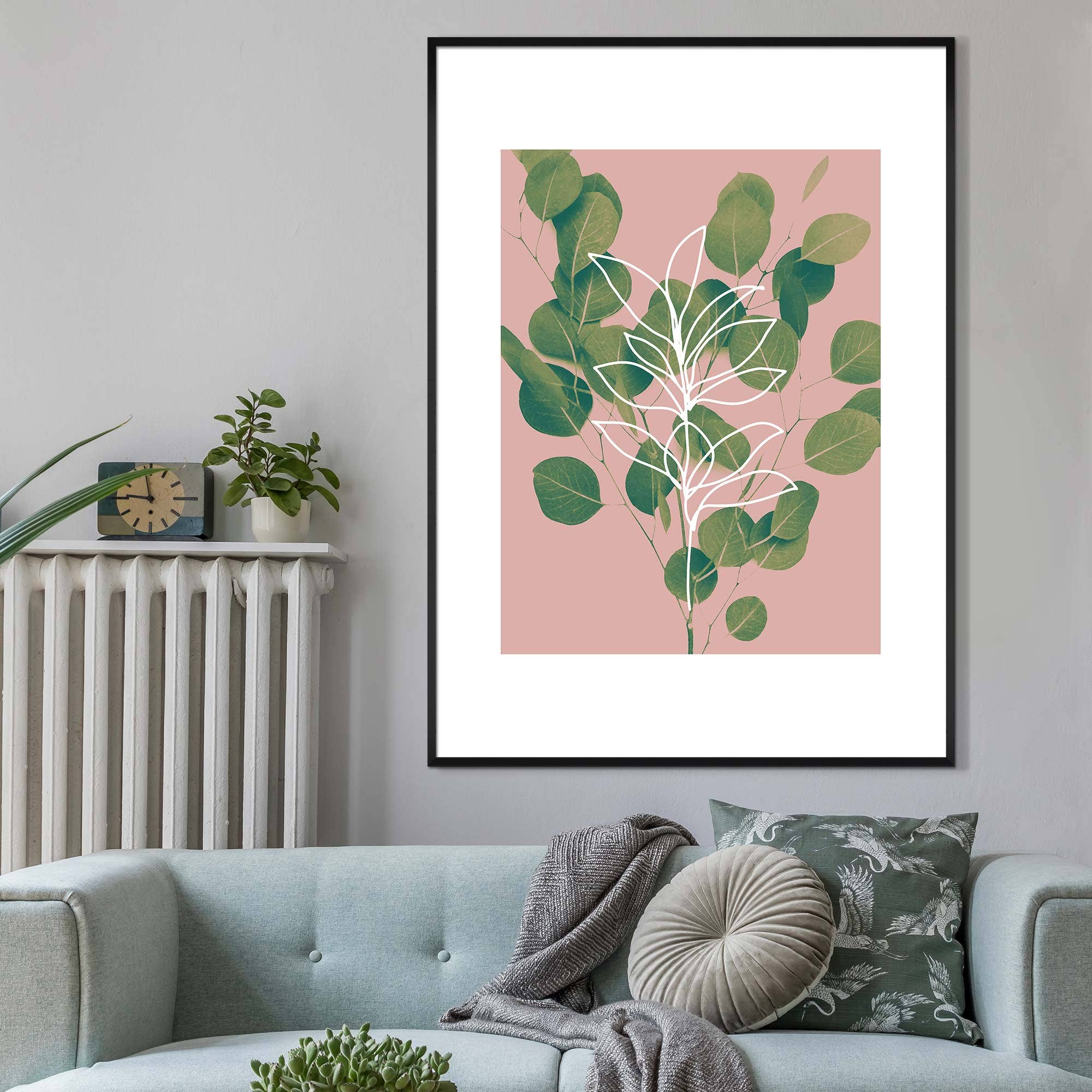 Ink & Drop - Vente Affiche d'art - Eucalyptus Imprimé Minimum2