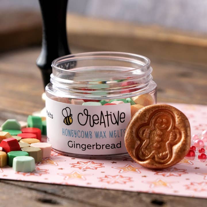 Honey Bee Stamps - Wholesale Rubber/Decorative Stamp - Gingerbread Man Wax Stamper5