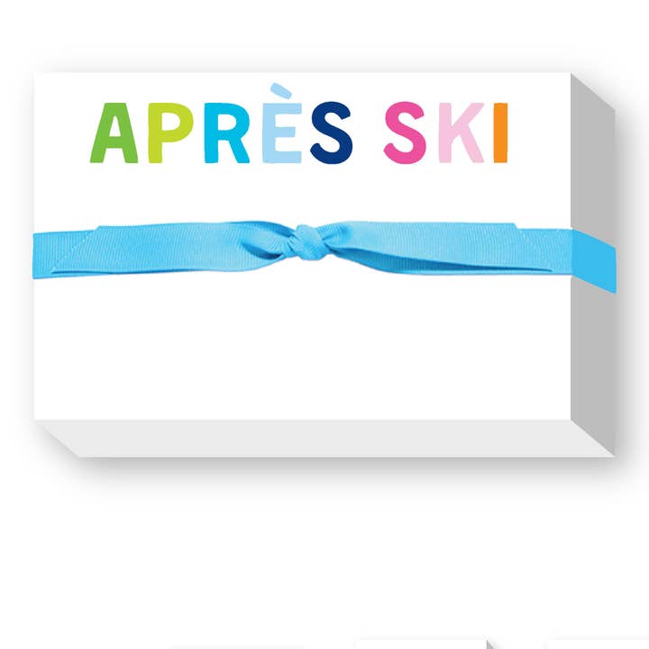 GROOT EN VET NOTITIEBLOK VOOR APRÈS SKI voor wholesale door Donovan Designs