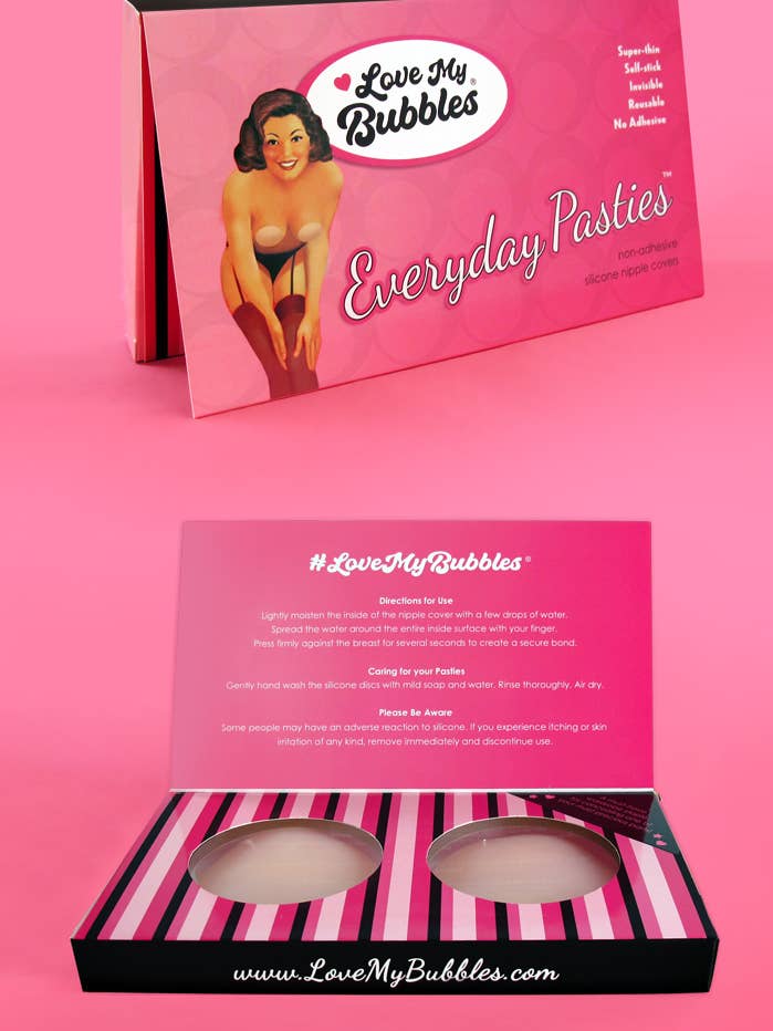 Love My Bubbles - Wholesale Nipple Pasties - Women's - Non-adhesive Silicone Nipple Cover Discs