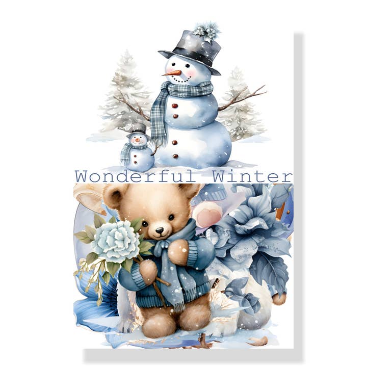 SSC Wholesale - Wholesale Craft Supplies - Wonderful Winter Scrapbook Embellishments - 3 Packs