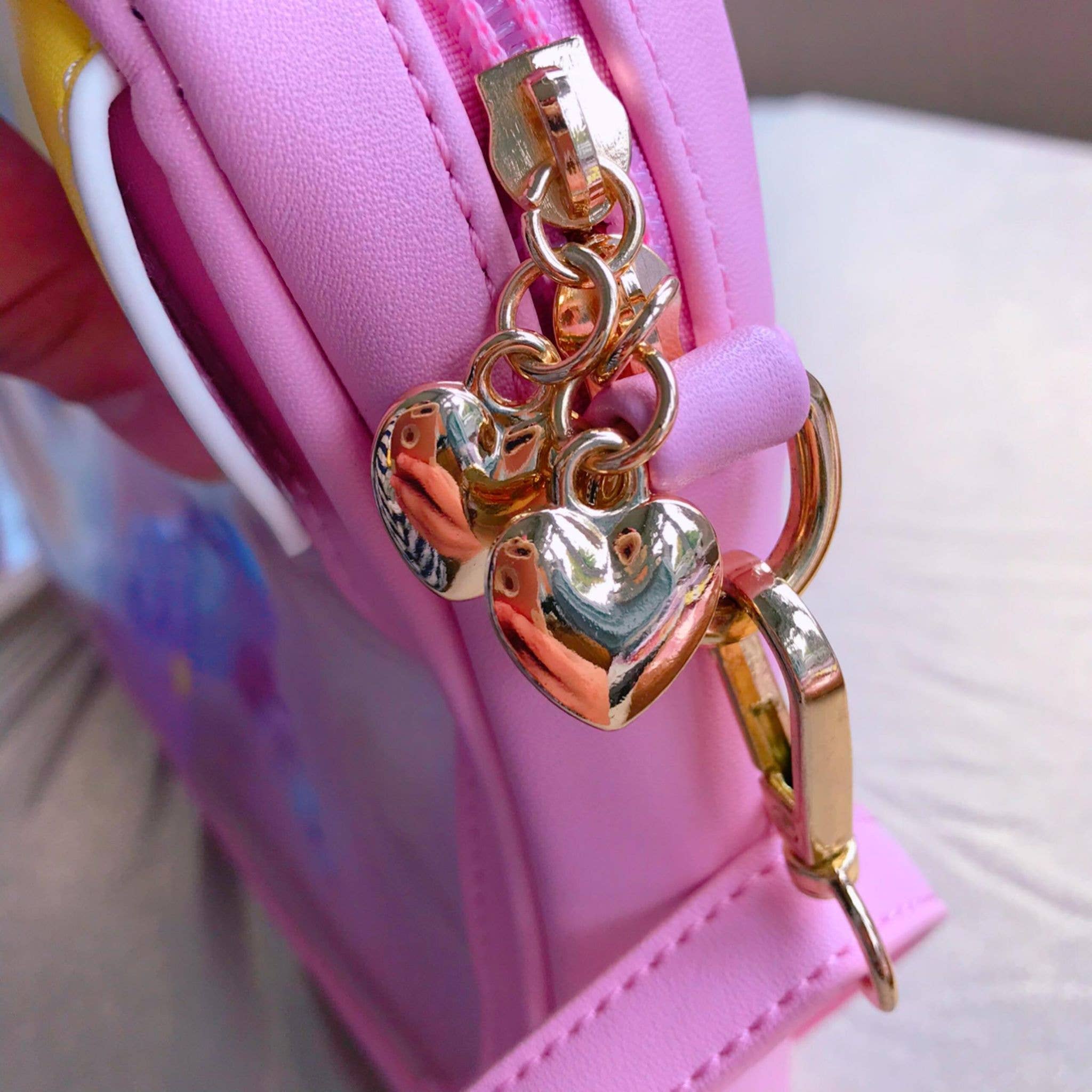 MLTY - Vente Sac à bandoulière – femme - Sac de café avec fenêtre transparente Ita Bag (Rose)2