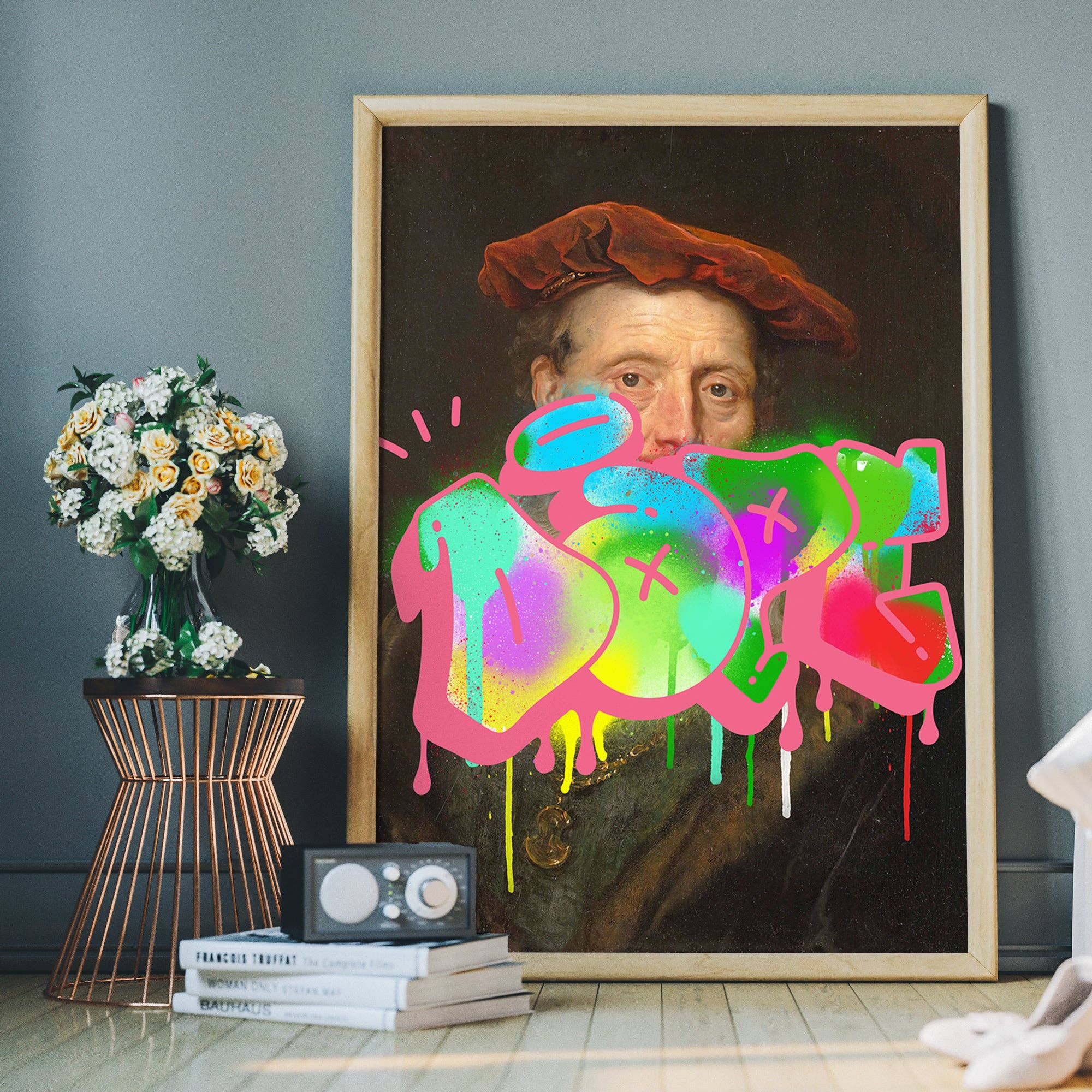 Ink & Drop – wholesale Art print – Dope Graffiti Tag Portrait Print3