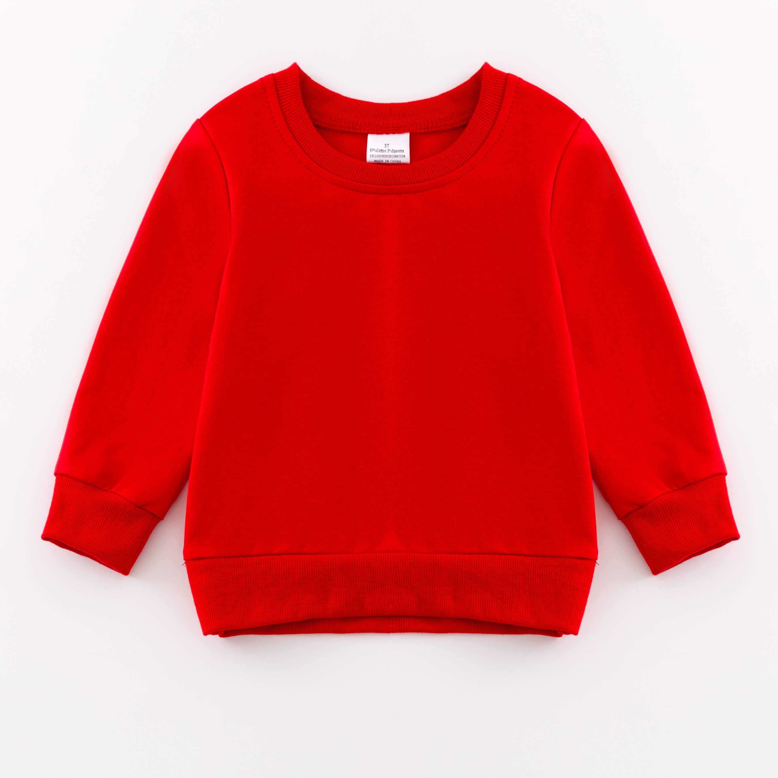 Little Trendy - Wholesale Sweatshirt - Kids - Children teenagers solid color cotton pullover sweatshirt8