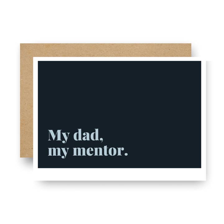 Meu pai, meu cartão de gabinete de mentor por atacado de Careerlog