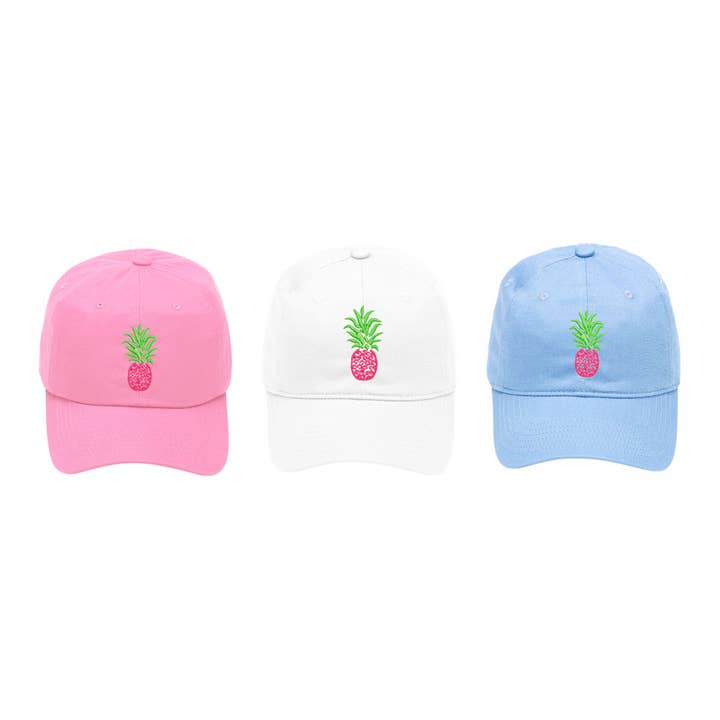 Viv&Lou - Wholesale Baseball Cap - Women's - Pink Pineapple Cap5