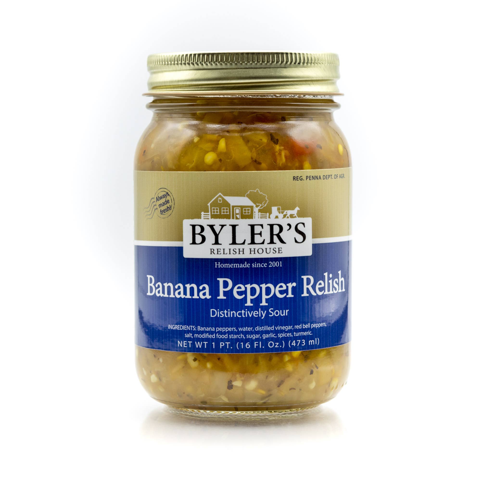 Bylers Relish House & Byler Canning Co. - Wholesale Relish - Byler's Banana Pepper Relish