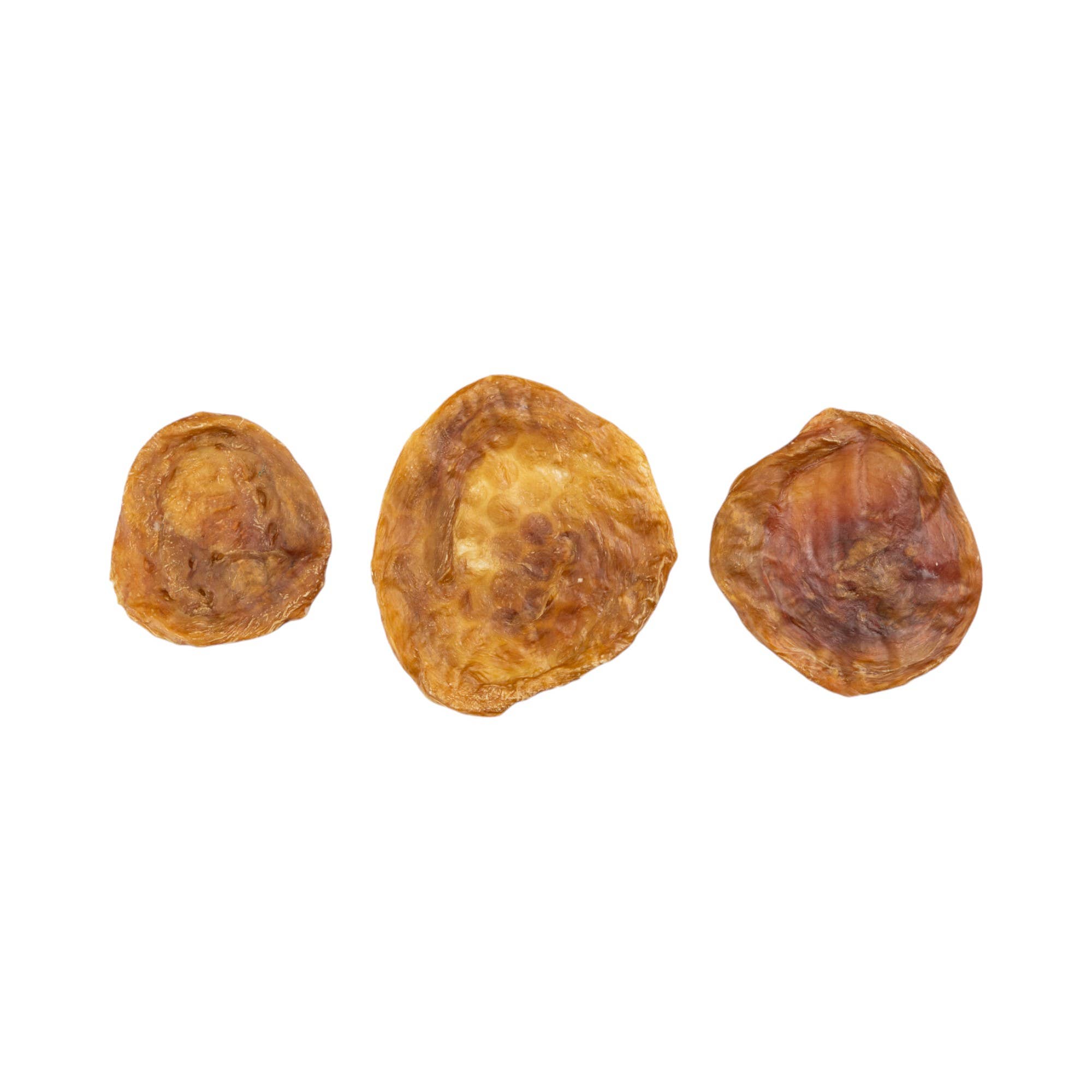 Jojo Modern Pets – wholesale Godis - Hund – Helt naturliga 3”-4” nötkreatursblåsediskar för hund (25/påse)4