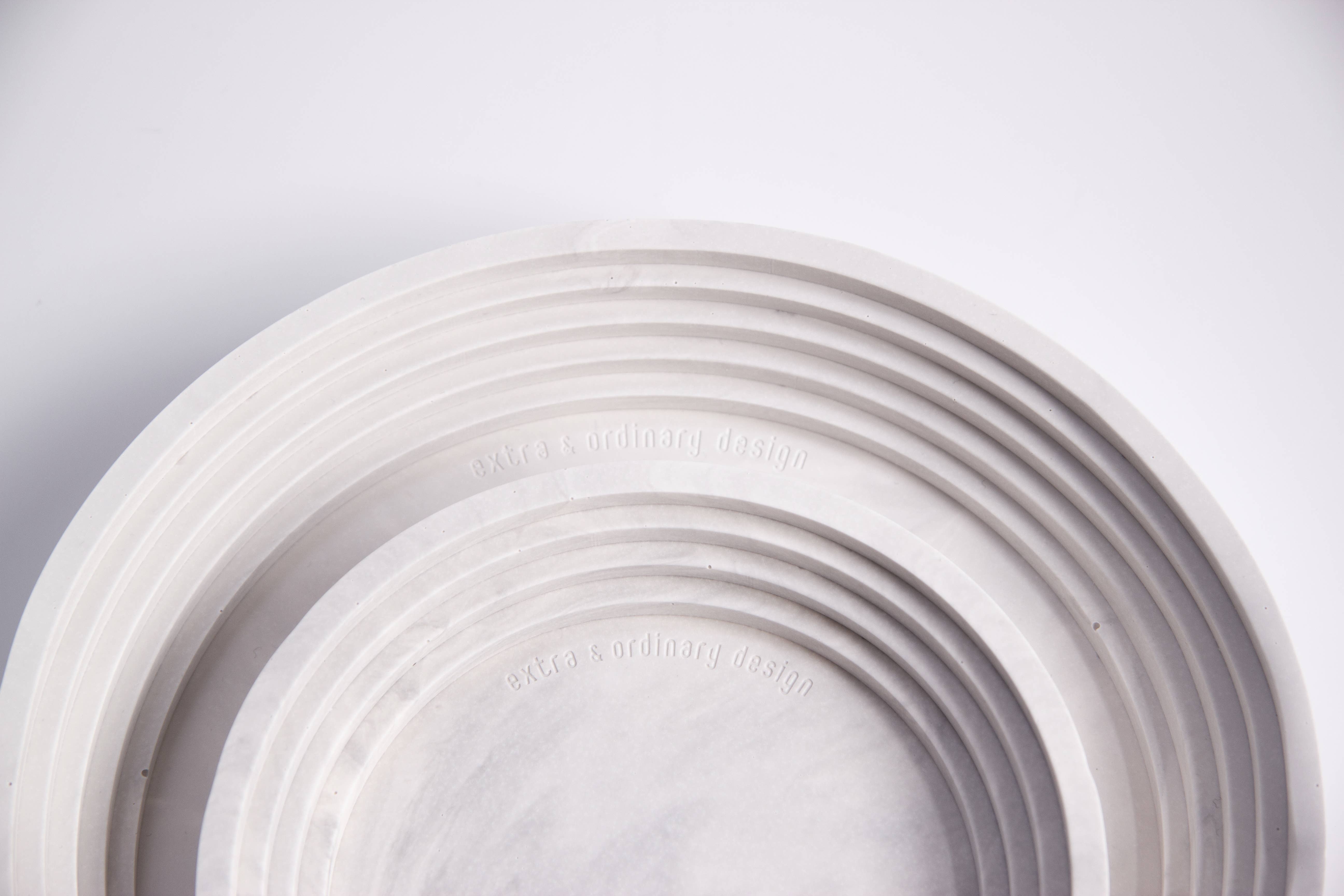 Extra&ordinary Design - Wholesale Decorative Tray - <CLEARANCE PRICE> Marble Round Tray L from Scala collection4