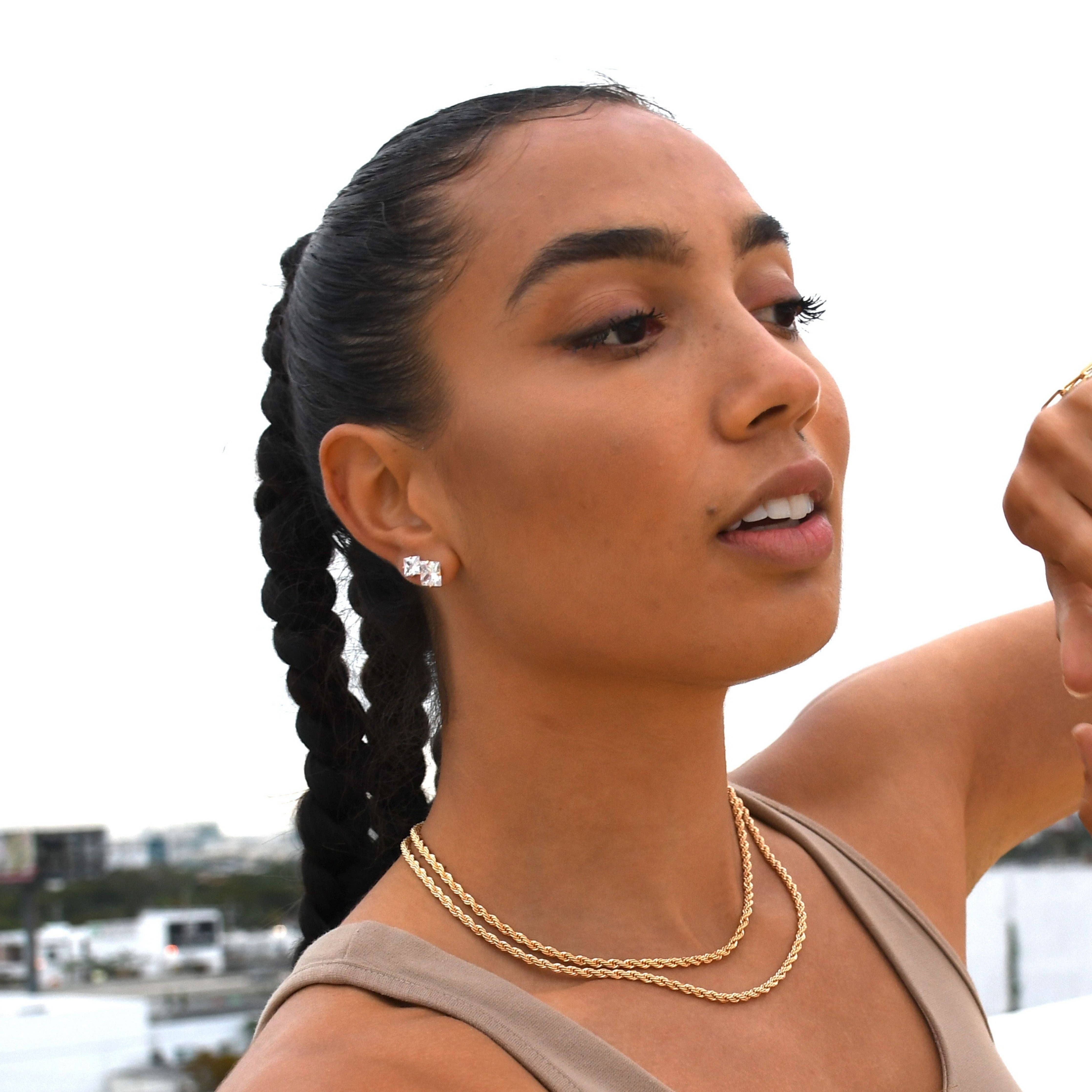 The Views & Co - Wholesale Stud/Post Earrings - Princess Cut Stud4