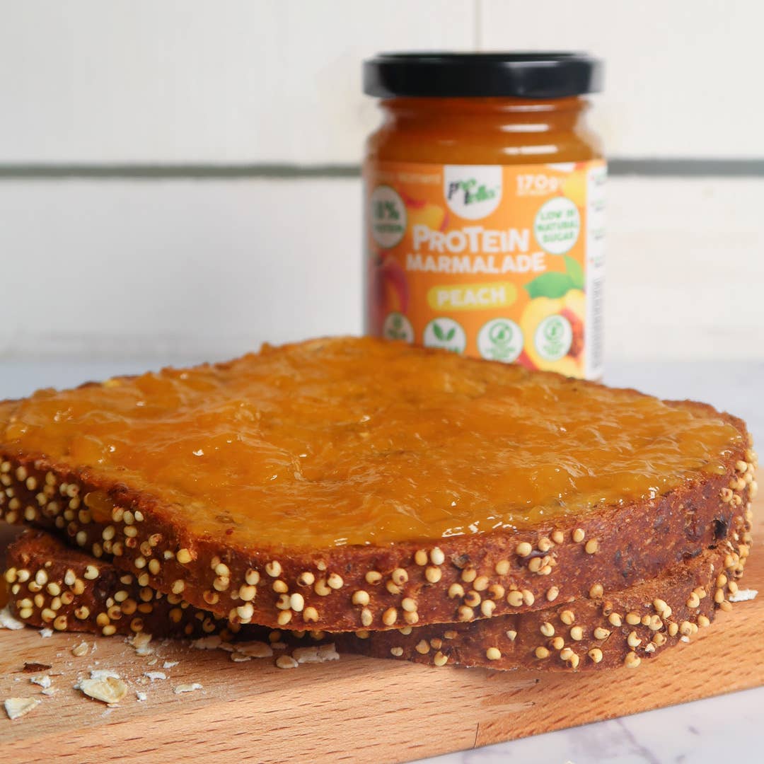 Protella - Vendita all'ingrosso Marmellata/Gelatina - Marmellata proteica alla pesca 170 g1