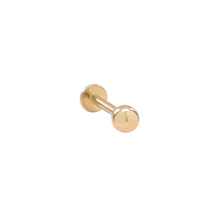 Ofina Jewelry - Wholesale Stud/Post Earrings - 14k Sphere Flat Back Earring
