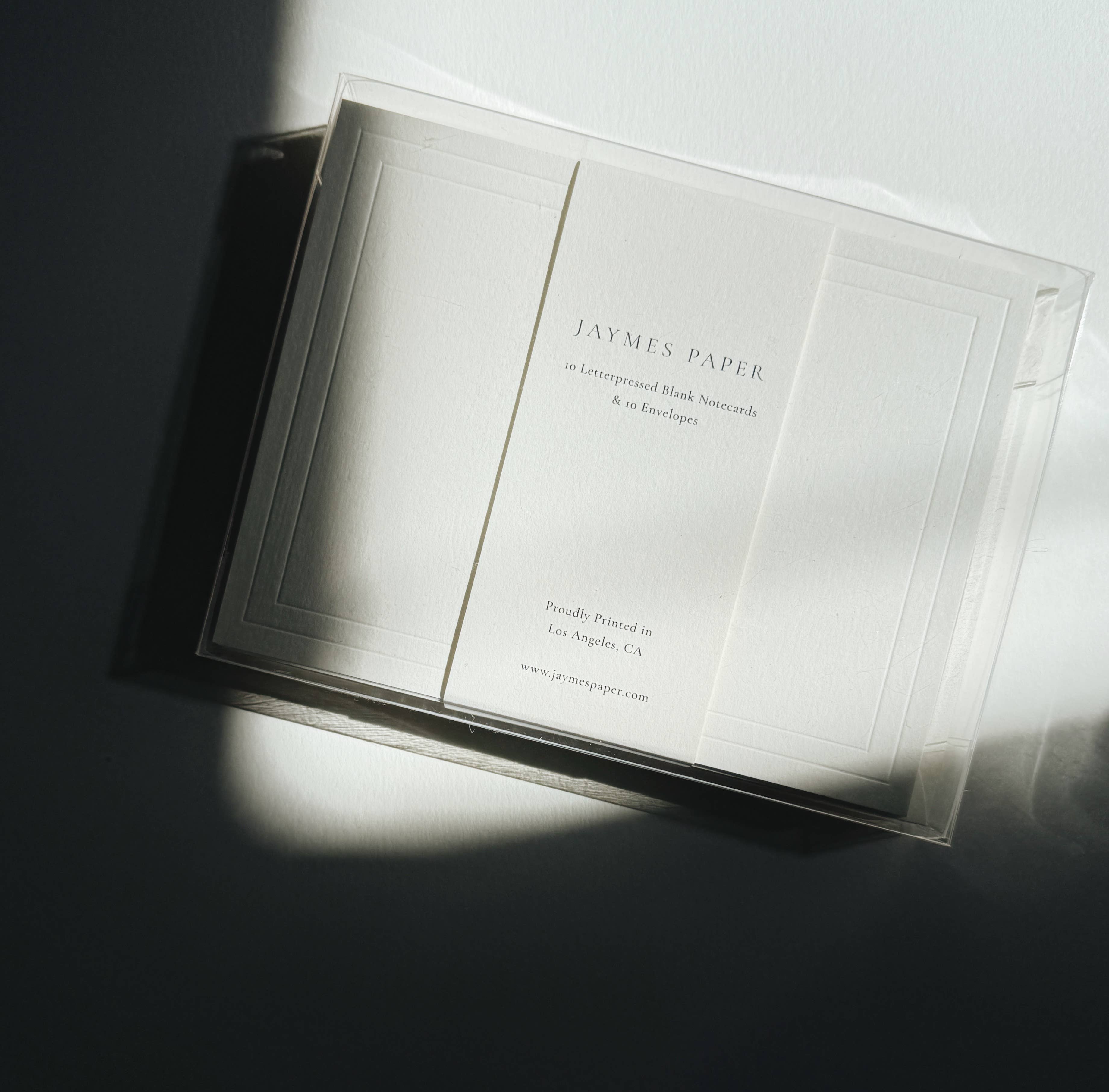 Natural Tarjetas con impresión tipográfica No. 02 Juego de 10 de venta al por mayor en Faire4