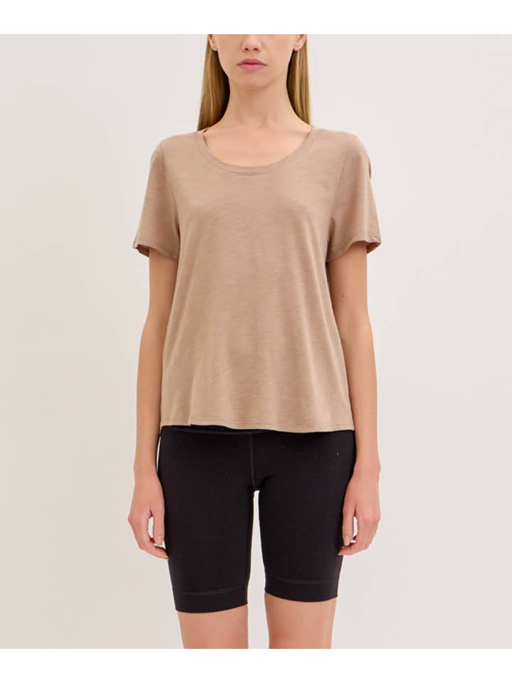 Studio Ko Clothing - Wholesale T-Shirt - Women's - BAMBOO COTTON SLUB TEE