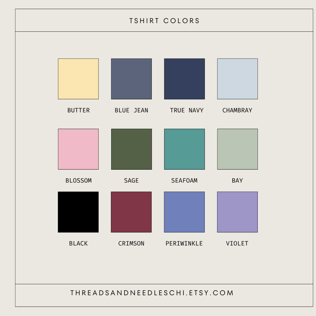 Threads And Needles, INC. - Wholesale T-Shirt - Unisex - Comfort Colors Custom Tshirt, Customizable Products3