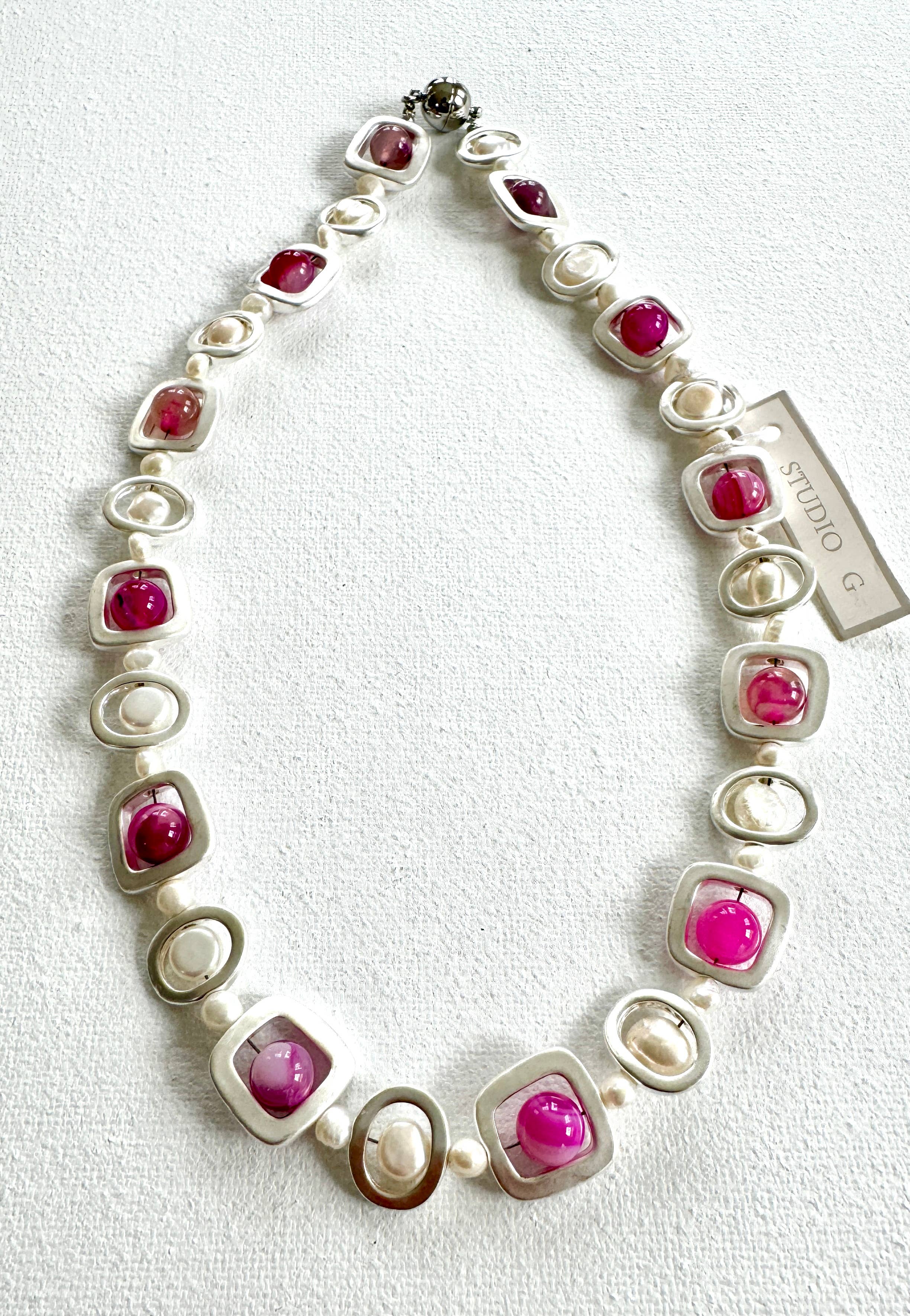 Studio G - Wholesale Beaded/Pearl Necklace - #57 Modern Necklace15