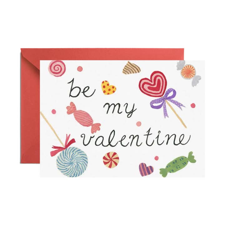 Valentine's Candy | Greeting Card for wholesale by Inkwell Cards