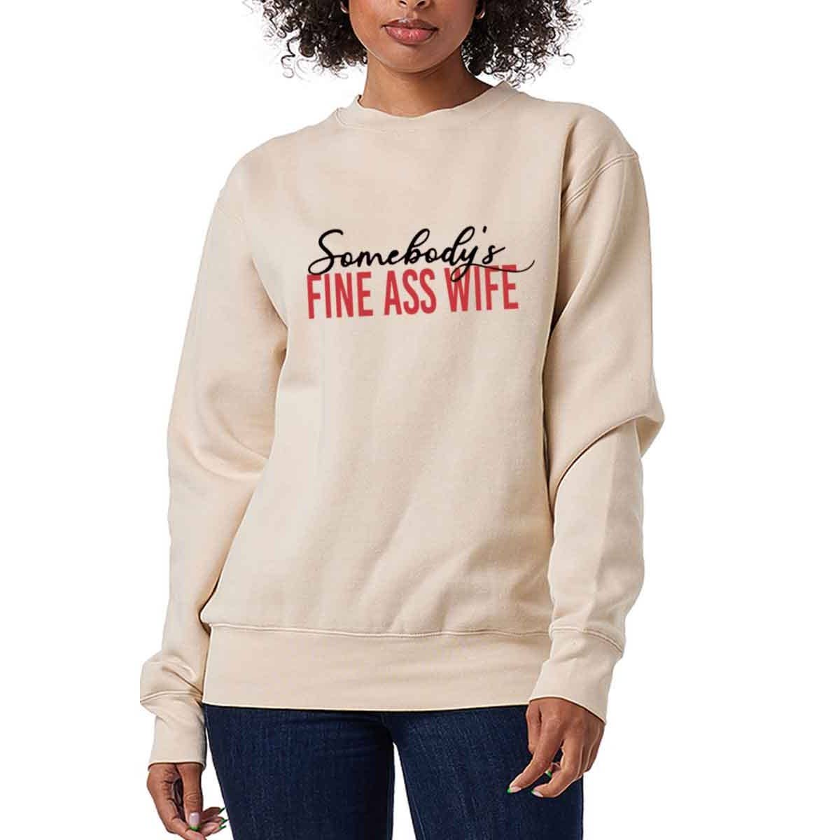 crashangel.us – wholesale Graphic sweatshirt – Women’s – FINE ASS WIFE GRAPHIC SWEATSHIRT1