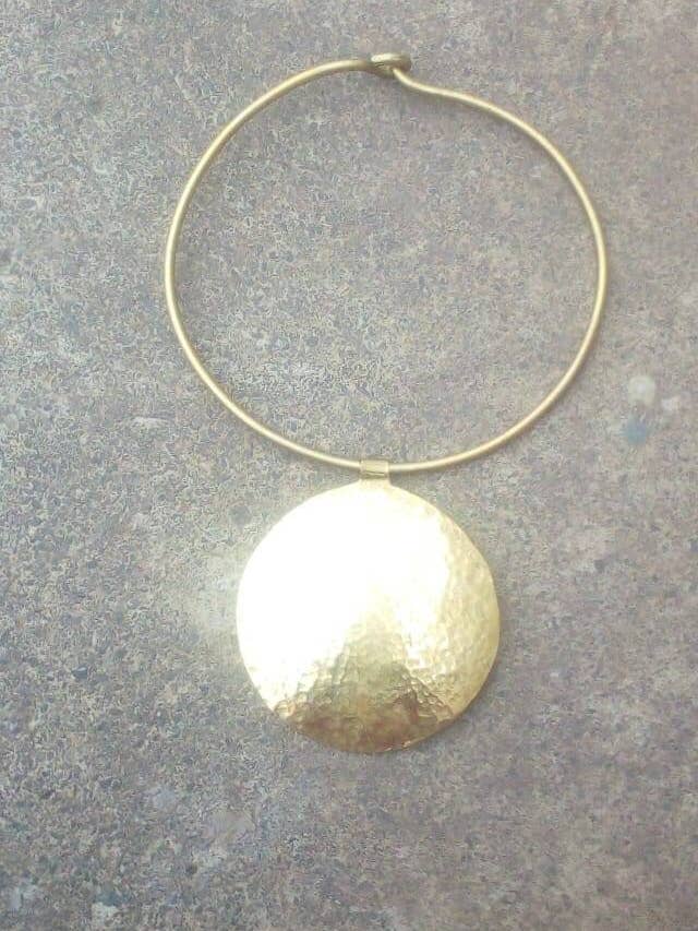 Lase mässinghalsband med hänge och fri frakt för wholesale av Delight merchants