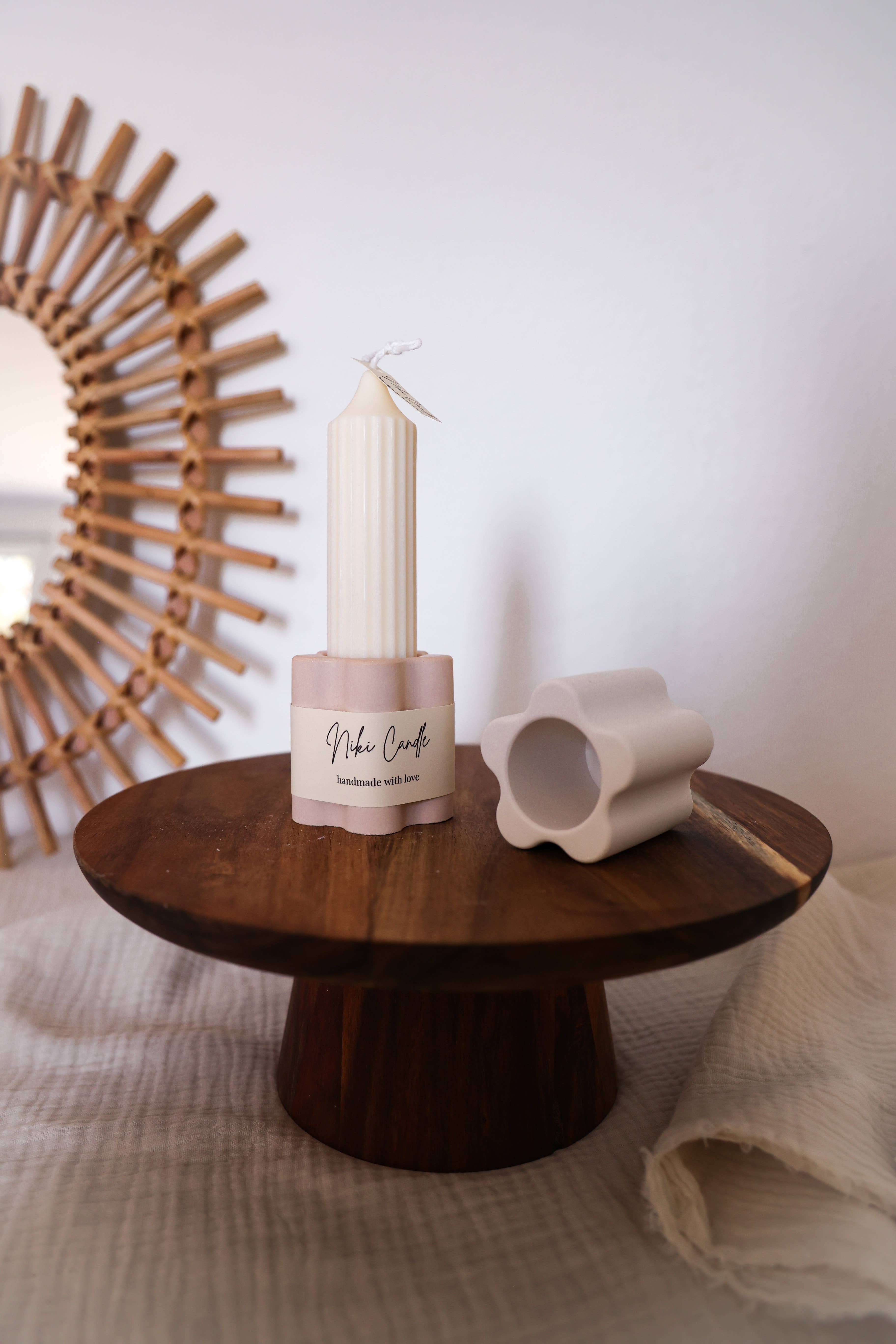 Niki Candle - Wholesale Candle Holder - Candle holder for our stick candle - handmade0