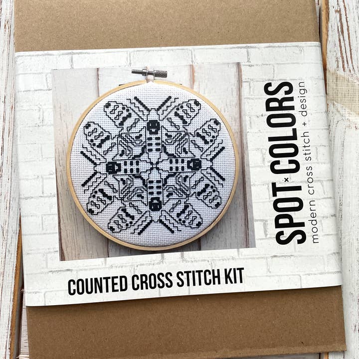 Spot Colors - Vente Accessoire de broderie/point de croix - Kit de bricolage au point de croix compté Noirwork2