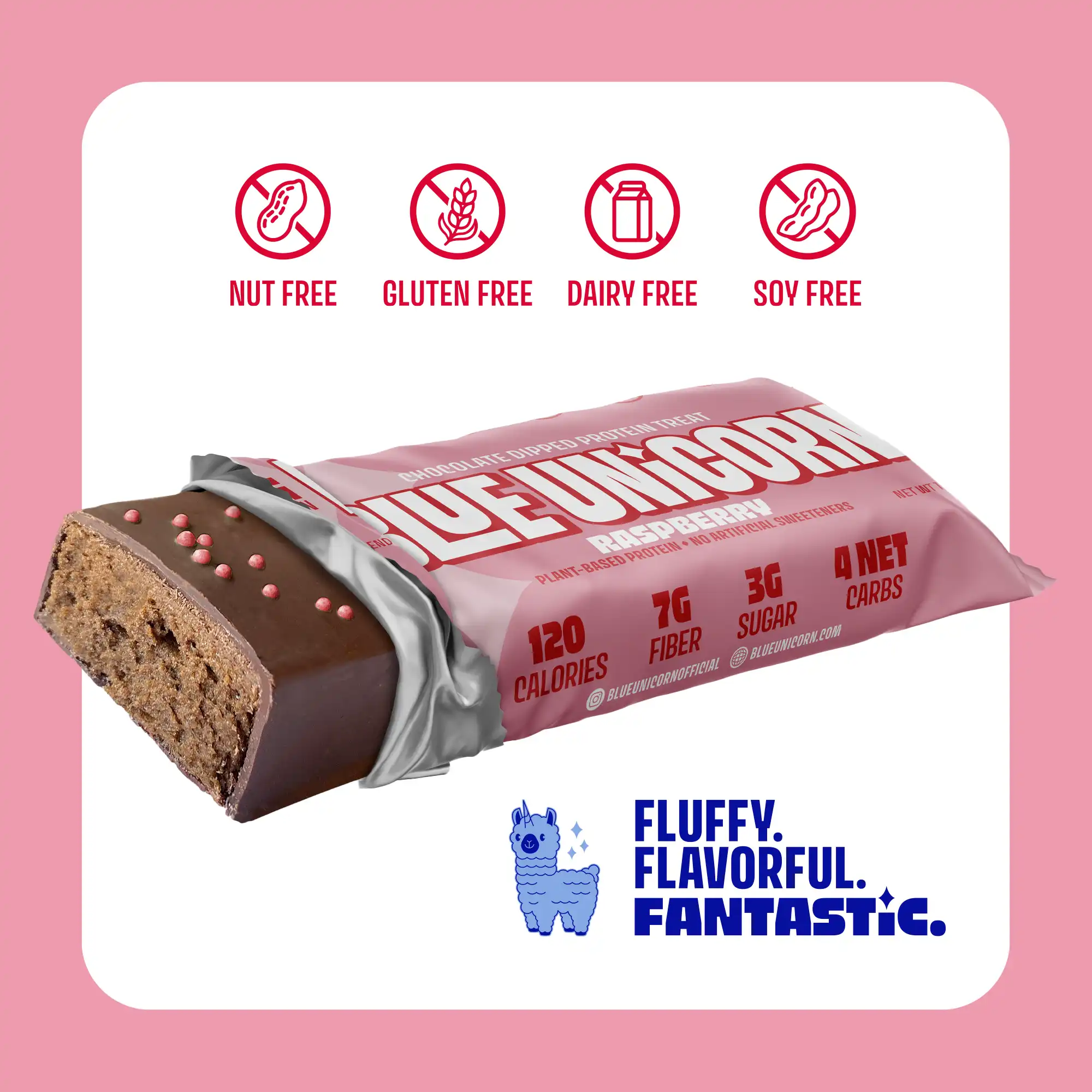 Blue Unicorn - Venta al por mayor Barrita de aperitivo - Caja de Barras de Proteína Unicornio Azul – 12 Barras (Venta al por mayor)6