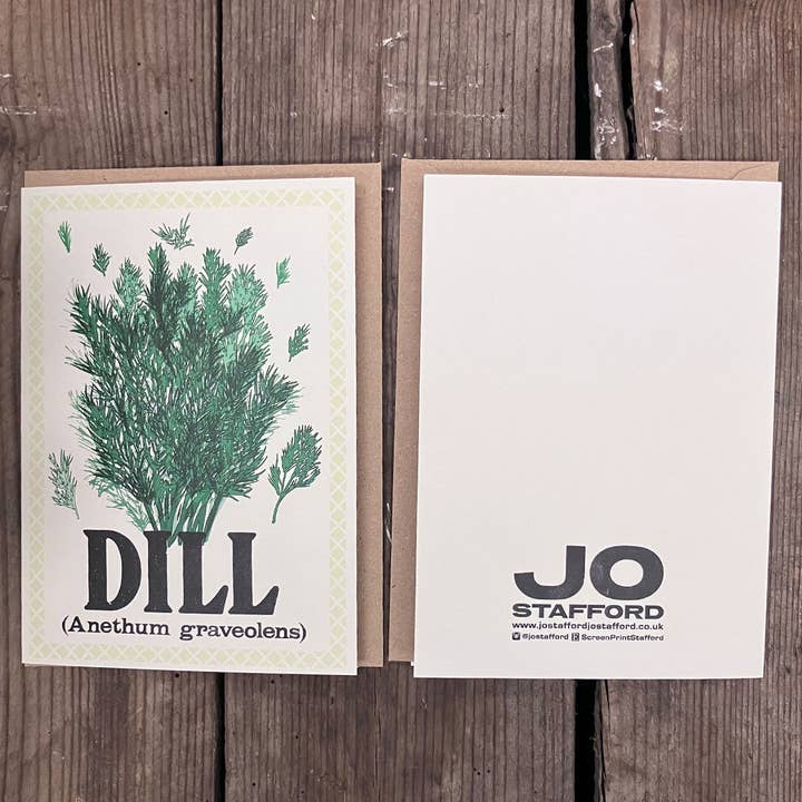 Jo Stafford - Wholesale Everyday Greeting Card - Dill 127 x 177mm Portrait Greetings Card1