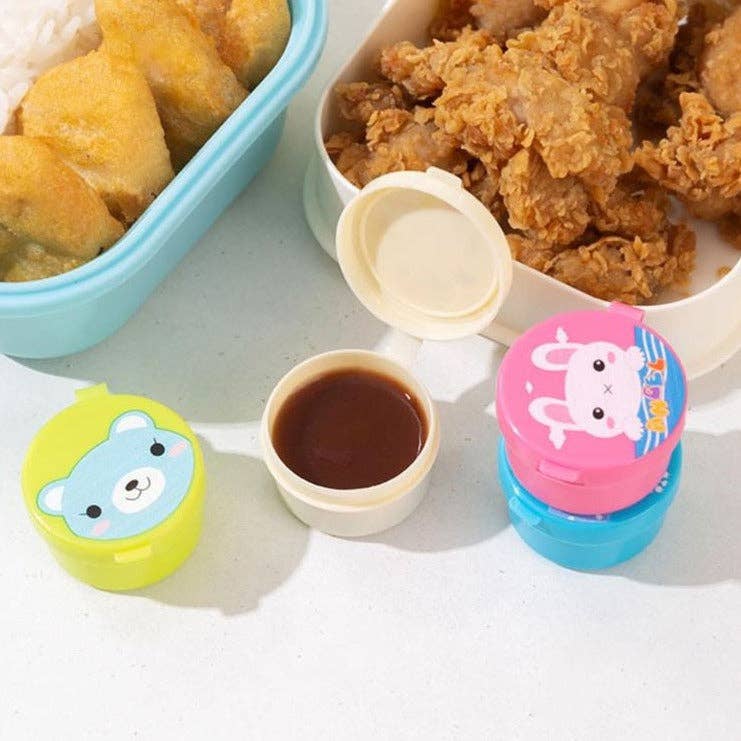 Mum Made Yum – wholesale Food storage container – Mini Sauce & Condiment Bottles (4 Pack)4