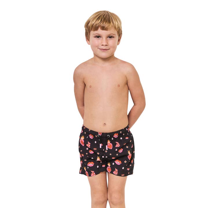 Flying Heart Boy Short for wholesale by Too Cool Beachwear
