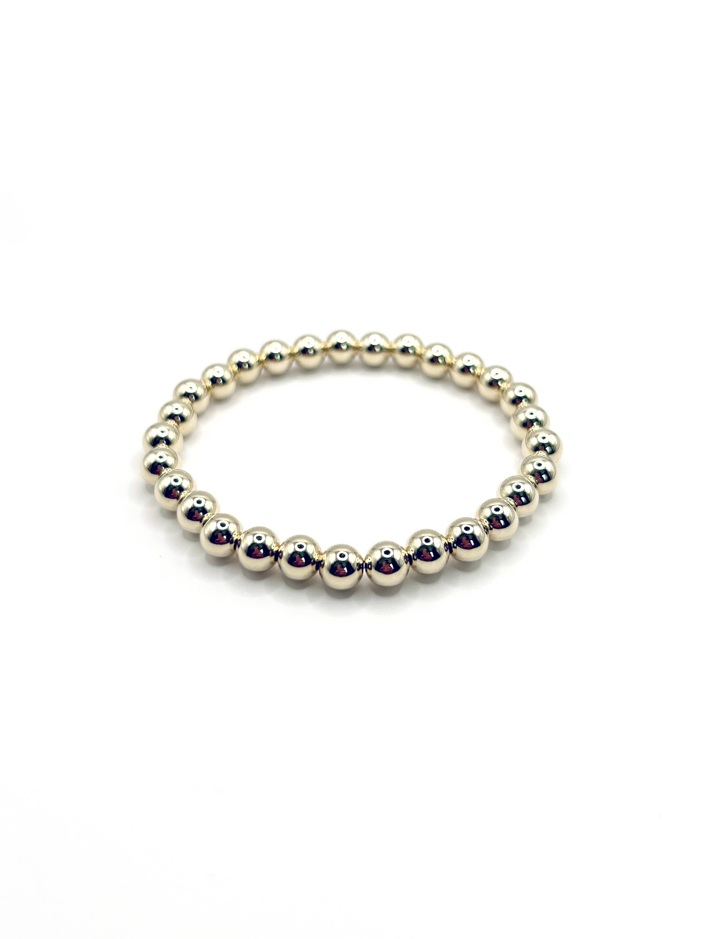 Kaylie Dawn Jewelry - Wholesale Beaded Bracelet - Jane Stretchy Stackable Bracelets in Gold Filled or Silver3